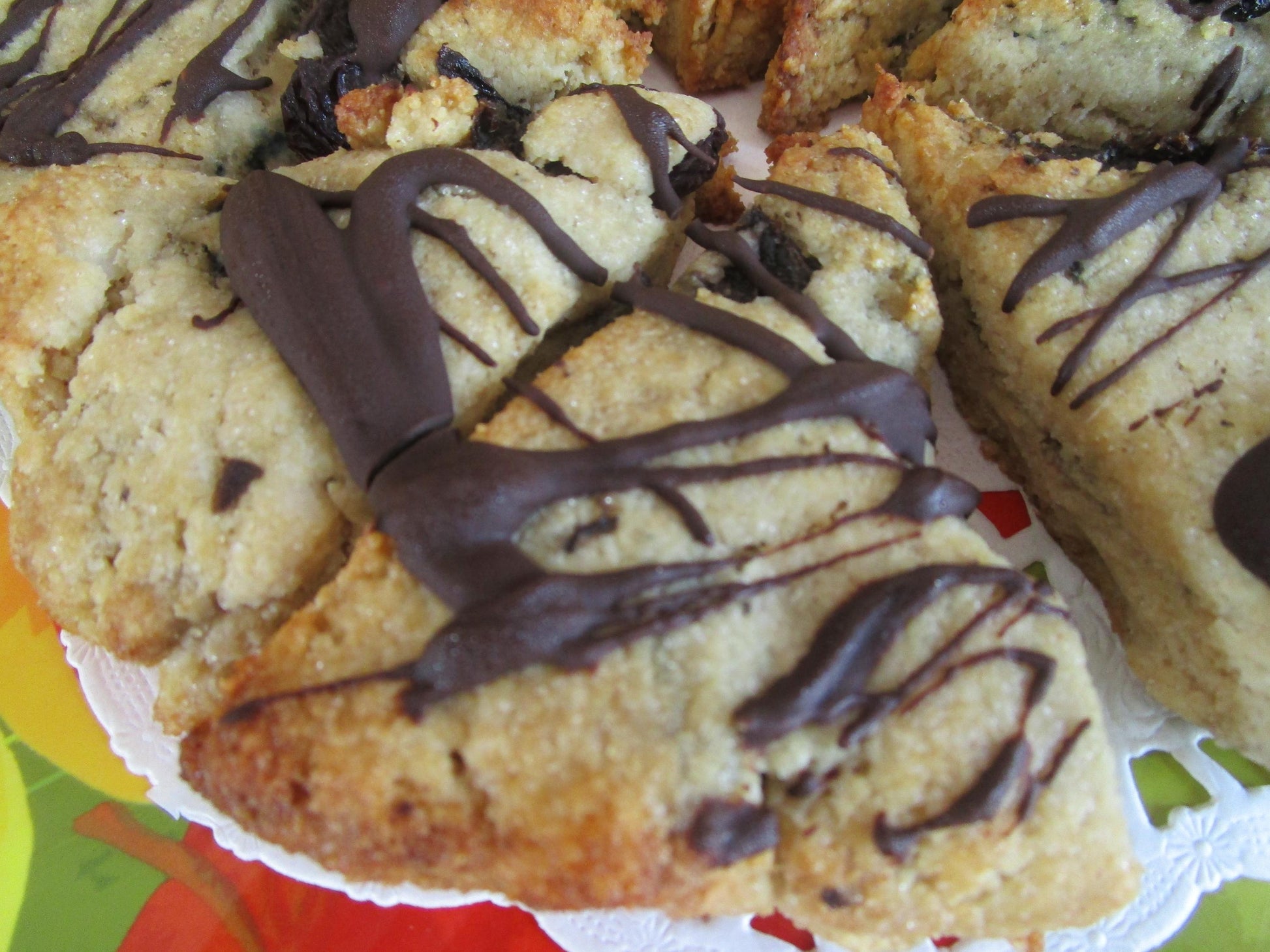 Grain Free Keto Scones, Chocolate Cherry, Low Carb, Sugar Free, Gluten Free, Dairy Free, Vegan, Graduation Brunch, Fitness Gifts, July 4th