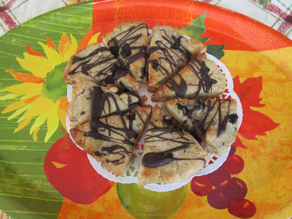 Grain Free Keto Scones, Chocolate Cherry, Low Carb, Sugar Free, Gluten Free, Dairy Free, Vegan, Graduation Brunch, Fitness Gifts, July 4th