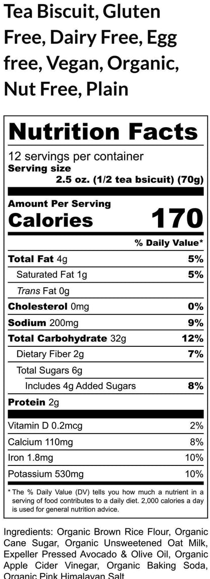 Tea Biscuit, Gluten Free, Dairy Free, Egg free, Vegan, Organic, Raisin, Cran Raisin, Brunch, Catering, Hostess Gift, Wedding, healthy snack