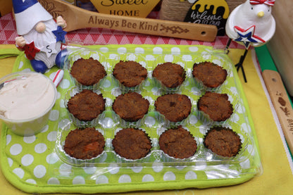 AIP Paleo Mini Carrot Cake Bites, Grain Free, Gluten Free, Dairy Free, Nut Free, Cassava Free, Autoimmune Protocol Snacks, Low Sugar Low Fat