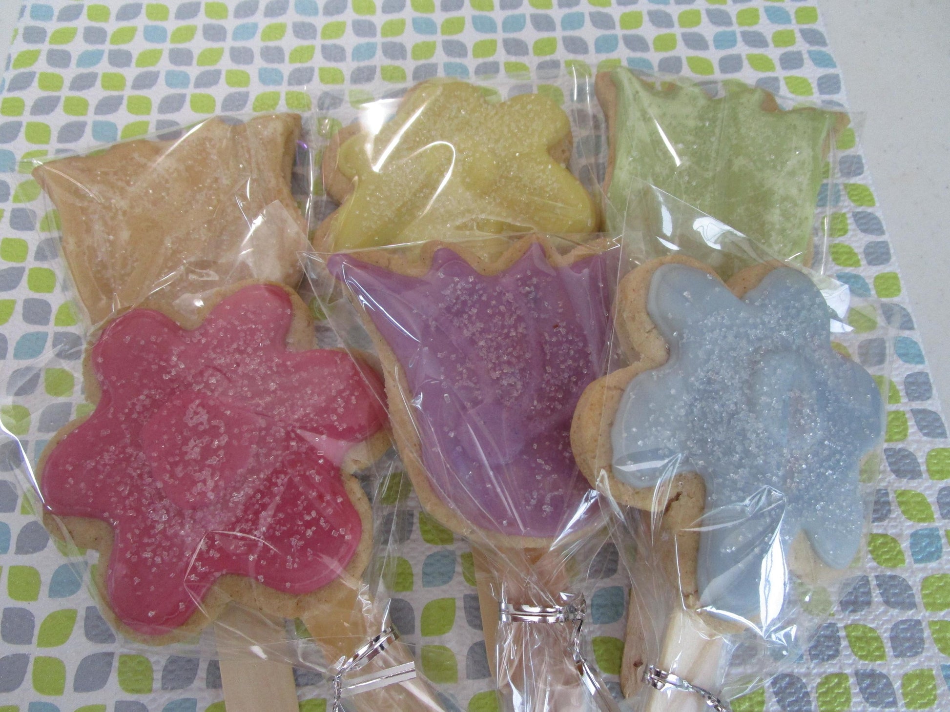 Gluten Free Sugar Cookie Pops, Dairy Free, Vegan, Nut Free, Sympathy, Get Well, Mother's Day Gift, Flowers, School Safe, End Of year school