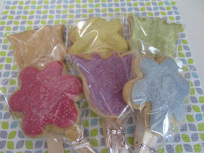 Gluten Free Sugar Cookie Pops, Dairy Free, Vegan, Nut Free, Sympathy, Get Well, Mother's Day Gift, Flowers, School Safe, End Of year school
