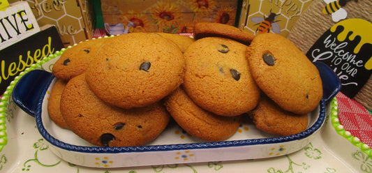 Gluten Free Cashew Cookies, Chewy Chocolate Chip, Dairy Free Vegan desserts, Peanut Free, Carob Chip, Food Fitness Gifts, low Sugar snacks