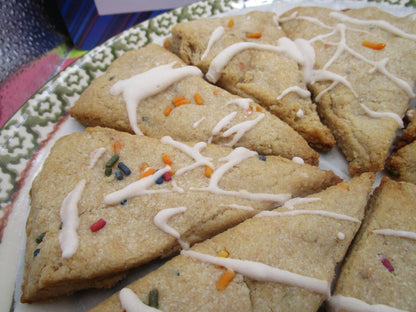 Grain Free Keto Scones, Vanilla Birthday Cake, Low Carb, Sugar Free, Gluten Free, Dairy Free, Vegan, Graduation Brunch,Paleo Fitness Gift