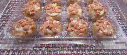 Gluten Free Mini Donut Rings, Salted Caramel, Dairy Free, Egg Free, Vegan, Nut Free, Sweet & Salty Snack, Birthday Dessert, Allergy Friendly