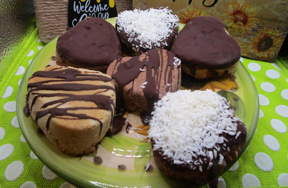 Keto, Cookie Cup, Heart, Gluten Free, Dairy Free, Egg Free, Nut Free, Vegan, Collagen, Low Carb, Erythritol Free, Sugar Free, Plant Based