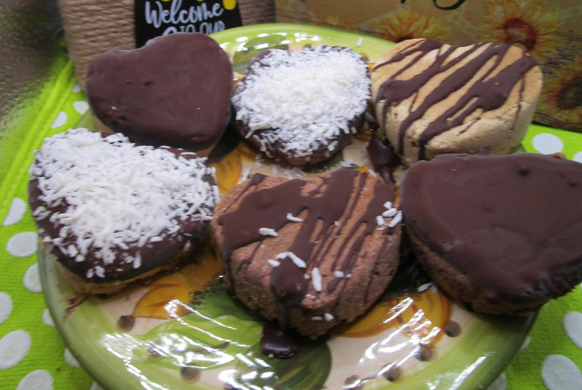Keto, Cookie Cup, Heart, Gluten Free, Dairy Free, Egg Free, Nut Free, Vegan, Collagen, Low Carb, Erythritol Free, Sugar Free, Plant Based