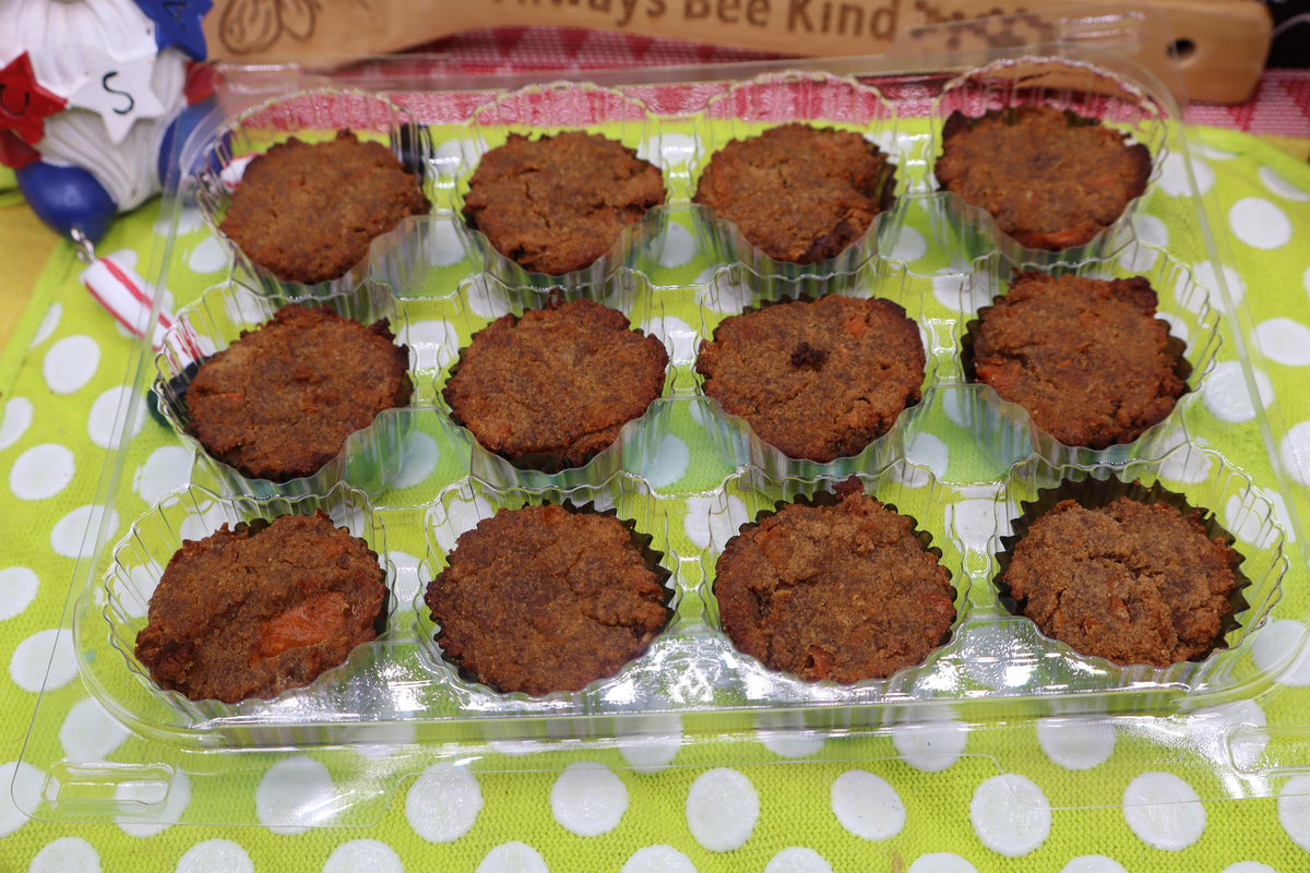 AIP Paleo Mini Carrot Cake Bites, Grain Free, Gluten Free, Dairy Free, Nut Free, Cassava Free, Autoimmune Protocol Snacks, Low Sugar Low Fat