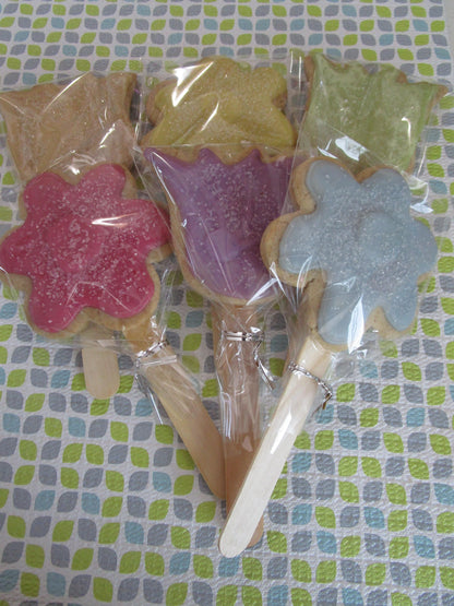 Gluten Free Sugar Cookie Pops, Dairy Free, Vegan, Nut Free, Sympathy, Get Well, Mother's Day Gift, Flowers, School Safe, End Of year school