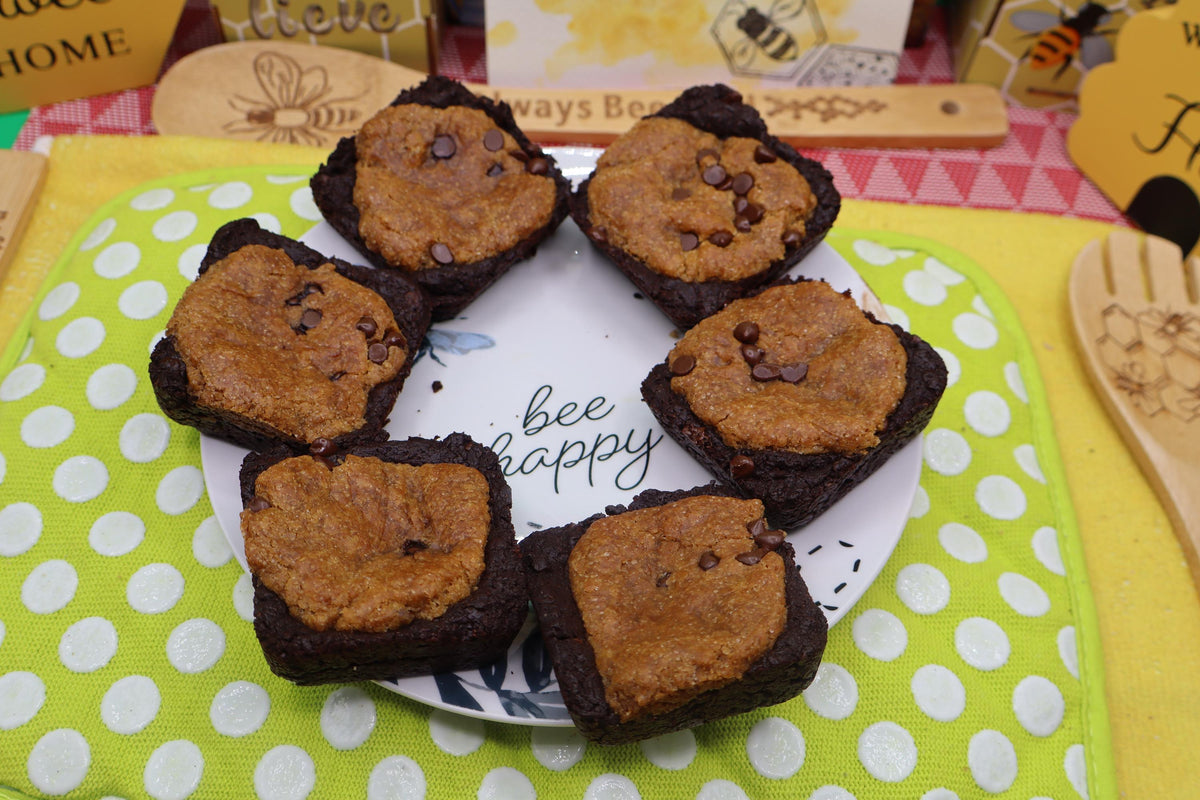 Gluten Free Brookie Brownies, Dairy Free, Egg Free, Vegan, Nut Free, Soy Free, Chocolate Chip, Birthday Gifts, Easter snacks, Dessert Bars