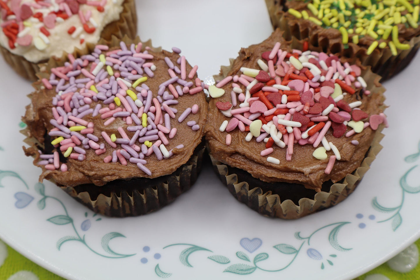 Gluten Free Cupcakes, Dairy Free, Egg Free, Vegan, Nut Free, Birthday, School Safe, Natural Sprinkles, Pool Party Snack, July 4th Dessert,