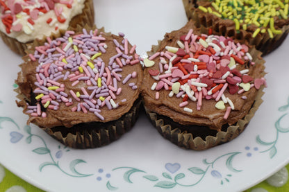 Gluten Free Cupcakes, Dairy Free, Egg Free, Vegan, Nut Free, Birthday, School Safe, Natural Sprinkles, Pool Party Snack, July 4th Dessert,