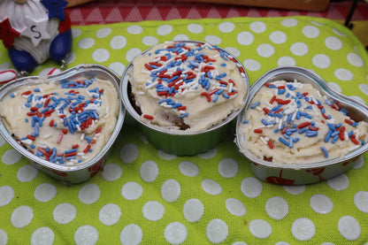 Gluten Free Cupcakes, Dairy Free, Egg Free, Vegan, Nut Free, Birthday, School Safe, Natural Sprinkles, Pool Party Snack, July 4th Dessert,