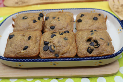 Gluten Free Banana Breakfast Squares, Grain Free, Dairy Free, Allergy Friendly Healthy Snack Bar, Vegan, Low Sugar, Peanut Free, AIP Paleo