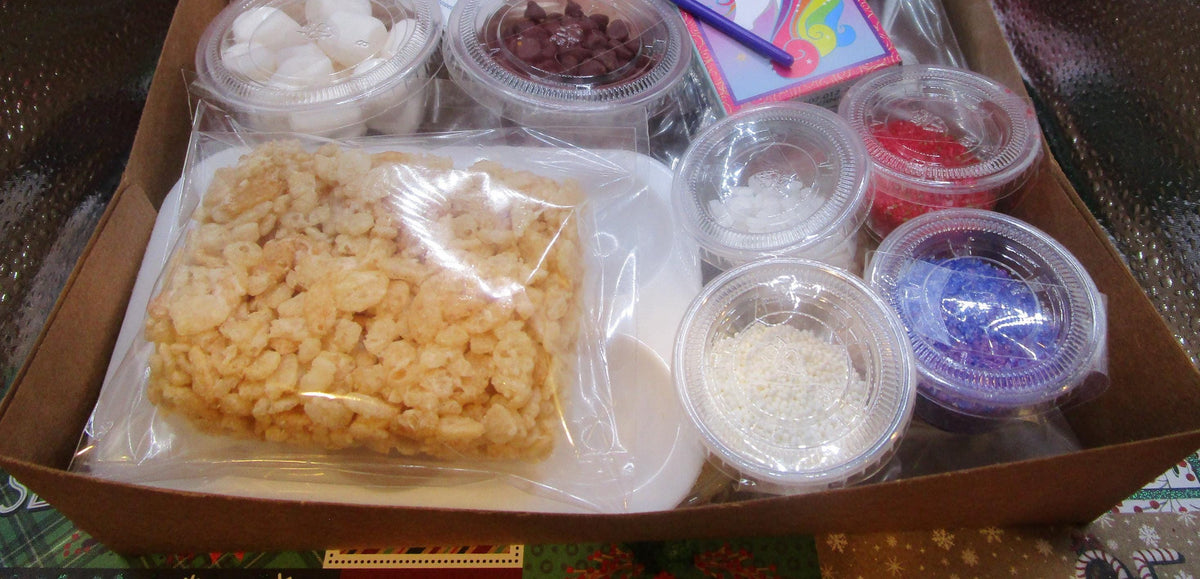 Gluten Free Vegan Rice Crispy Treat: Dairy Free Snack Bar, Soy Fee, Peanut Free, Natural Sprinkles, Birthday Treat, Easter, Saint Patrick's