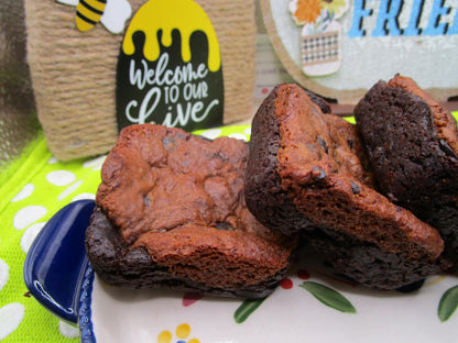AIP Paleo Brookie Brownie, Gluten Free, Dairy Free, Grain Free, Vegan, Tiger Nut Snack, Chocolate Free, Carob Desserts, Autoimmune Protocol