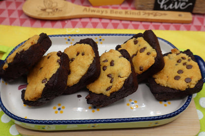High Protein Brookie Brownies, Dairy Free, Sugar Free, Egg Free, Nut Free, Vegan, Fitness Snack, Low Fat dessert bar, July 4th, Father's Day