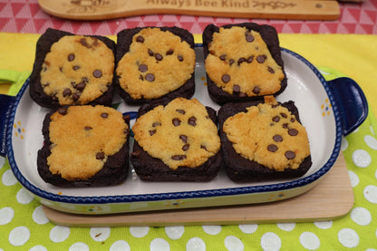 High Protein Brookie Brownies, Dairy Free, Sugar Free, Egg Free, Nut Free, Vegan, Fitness Snack, Low Fat dessert bar, July 4th, Father's Day