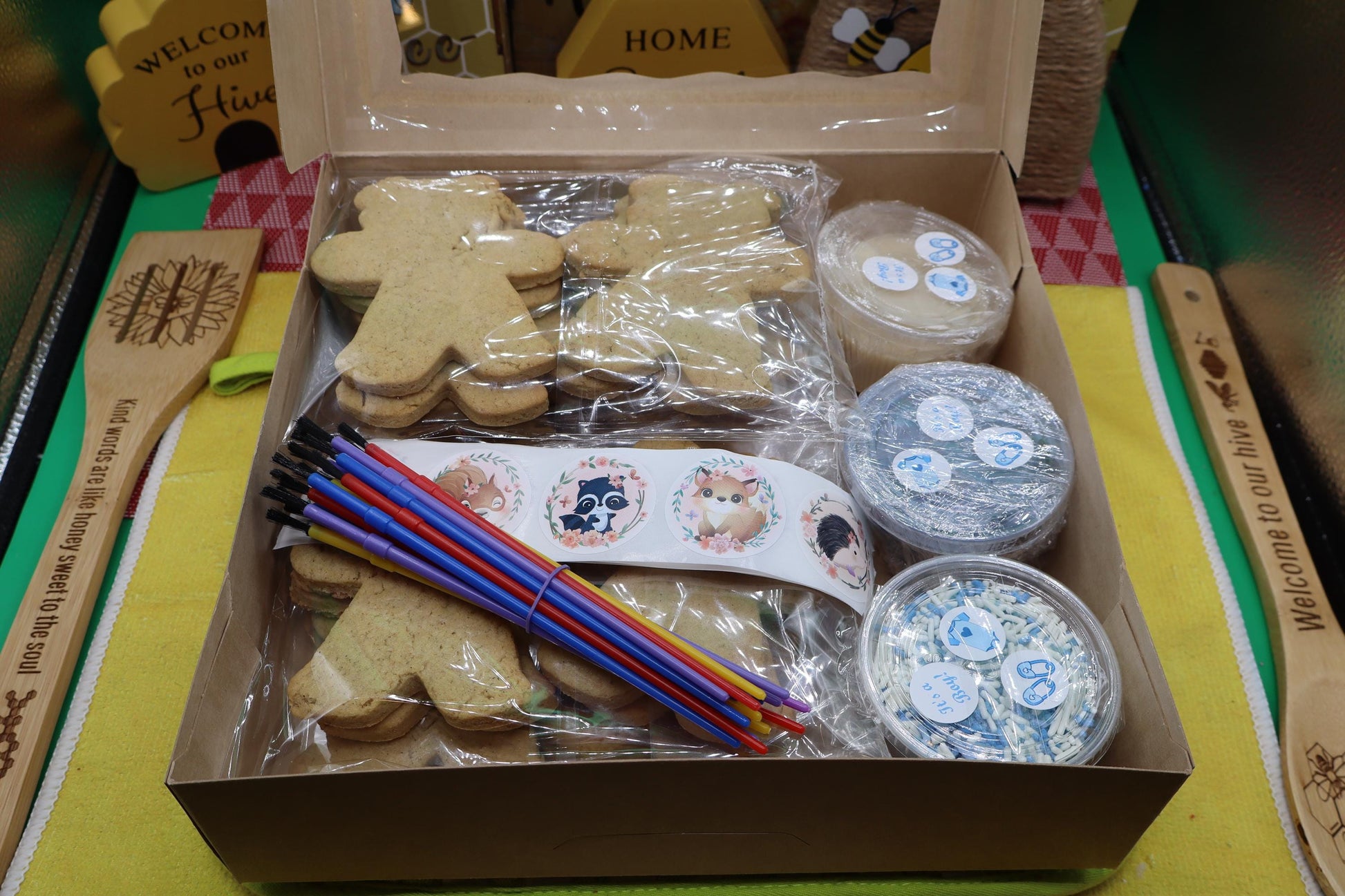 Gluten Free Cookie Kits, Dairy Free, Egg Free, Nut Free, Natural Colors, Organic Sprinkles, Sugar Free, Unicorn, Stars, Beach, Custom Order