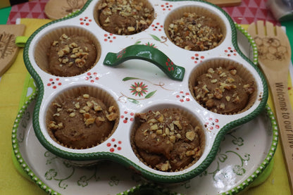 Gluten Free Banana Muffin, Egg Free, Dairy Free, Vegan, Nut Free, Brunch, Low Fat, Holiday parties, Healthy Breakfast Gift, Valentine's Day