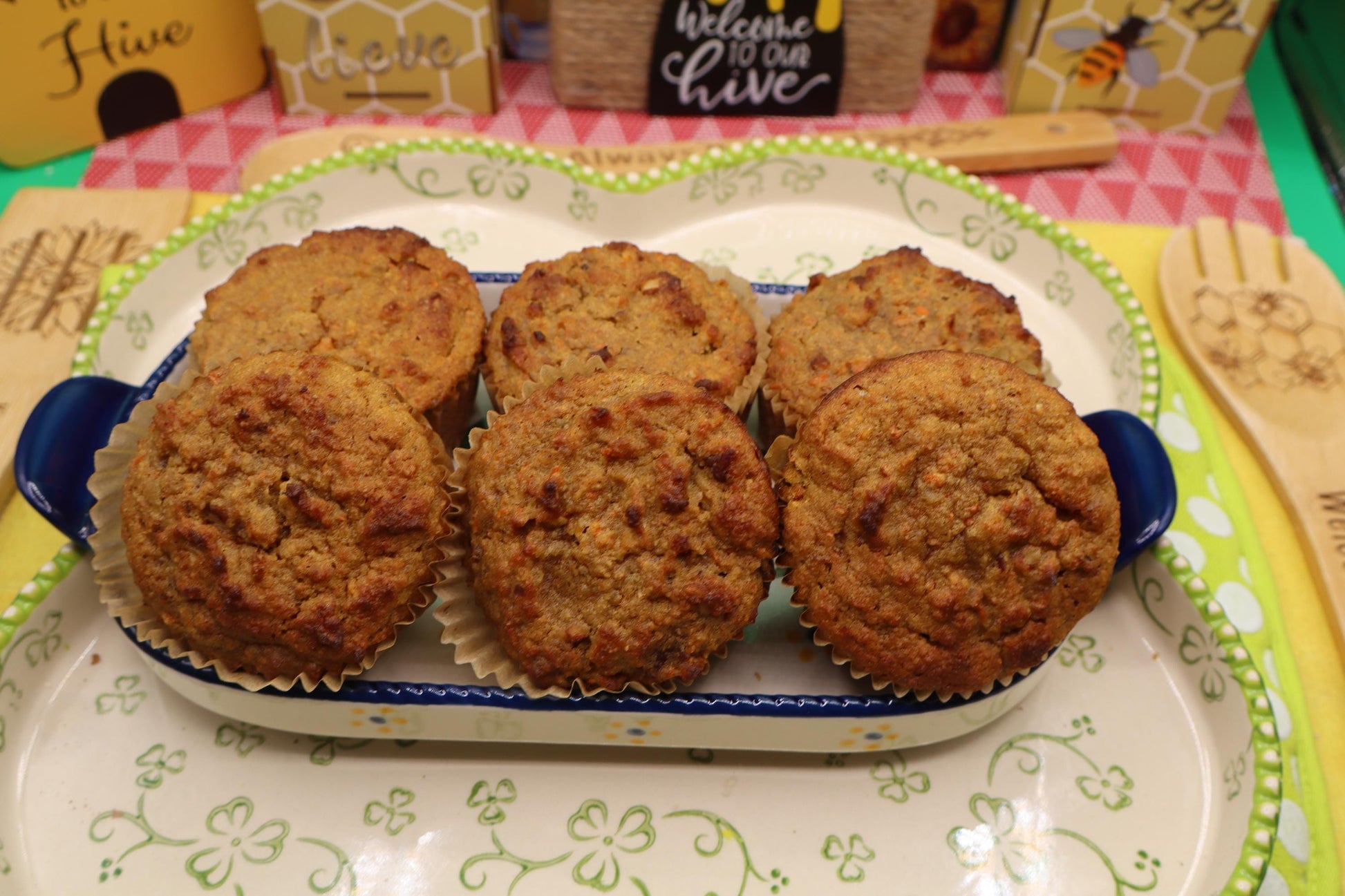 Gluten Free Banana Muffin, Egg Free, Dairy Free, Vegan, Nut Free, Brunch, Low Fat, Holiday parties, Healthy Breakfast Gift, Valentine's Day