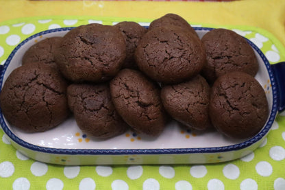 KETO Brownie Cookies, Gluten Free, Grain Free, Sugar Free, Dairy Free, Low Carb Snack, Birthday Treat, Protein Enriched, Chocolate Fudge