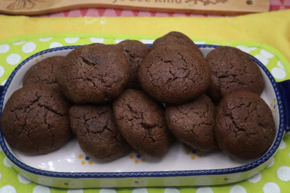 KETO Brownie Cookies, Gluten Free, Grain Free, Sugar Free, Dairy Free, Low Carb Snack, Birthday Treat, Protein Enriched, Chocolate Fudge