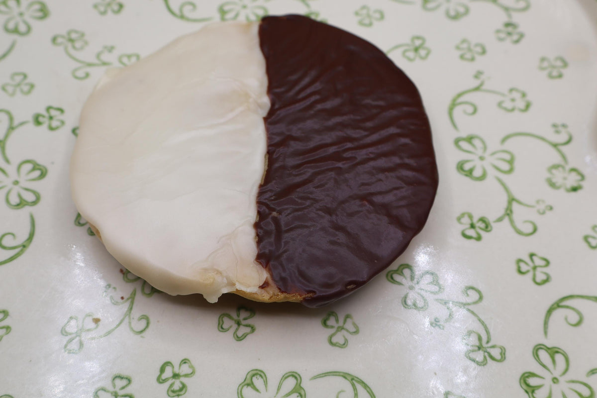 Gluten Free Black White Cookies, Jumbo, Dairy Free, Vegan, Nut Free, Birthday Gift, NY Style snacks, July 4th Celebration, School Safe treat