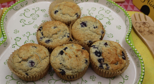 Gluten Free Muffin, Egg Free, Dairy Free, Oat Free, Nut Free, Vegan, No Refined Sugar, Organic, Blueberry, Strawberry, Brunch, Healthy snack