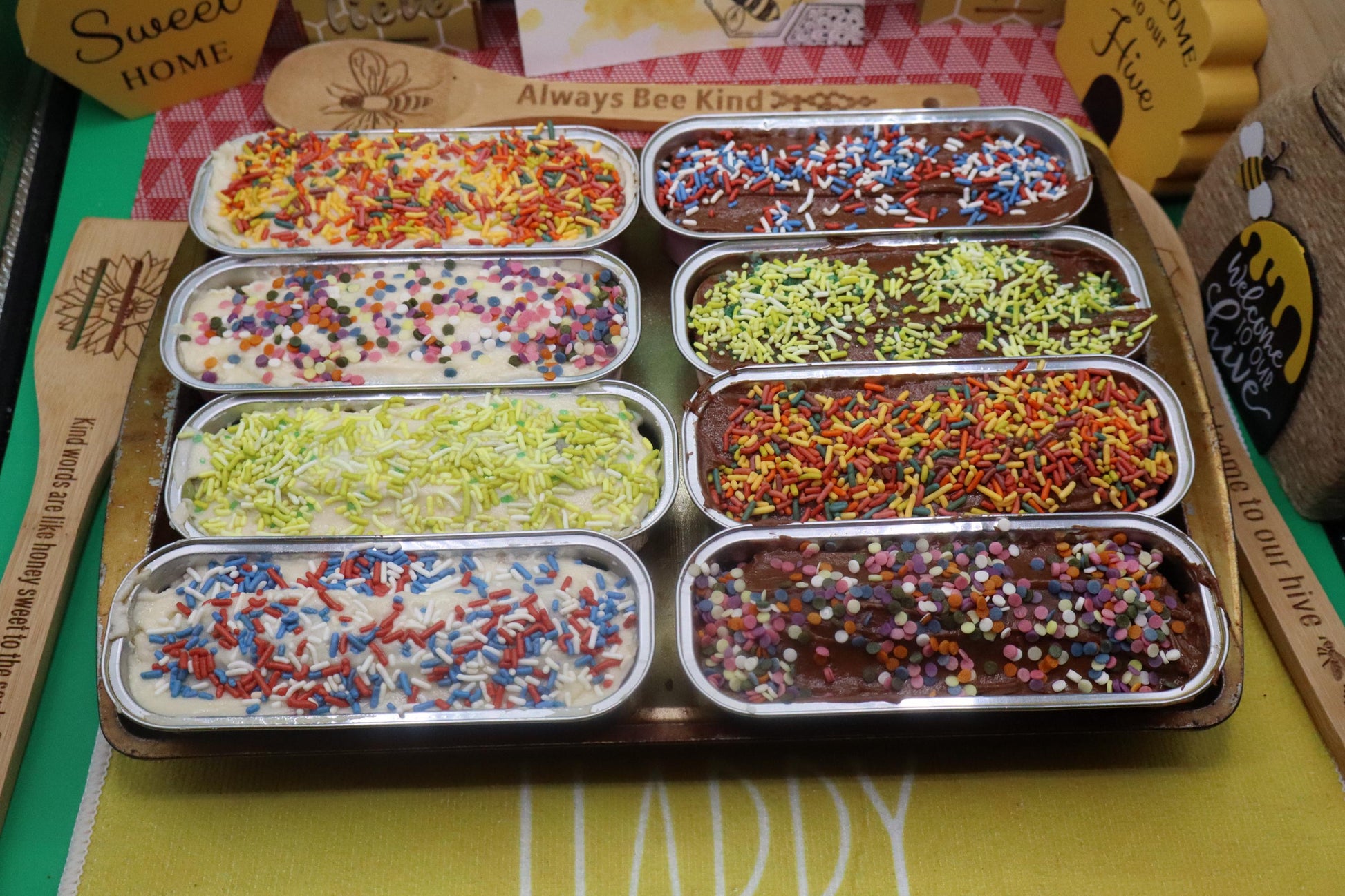 Gluten Free Snack Cakes, Dairy Free, Vegan, Peanut Free, Natural Sprinkles, Birthday Dessert Bar, Wedding Brunch, Easter Treats, Graduation