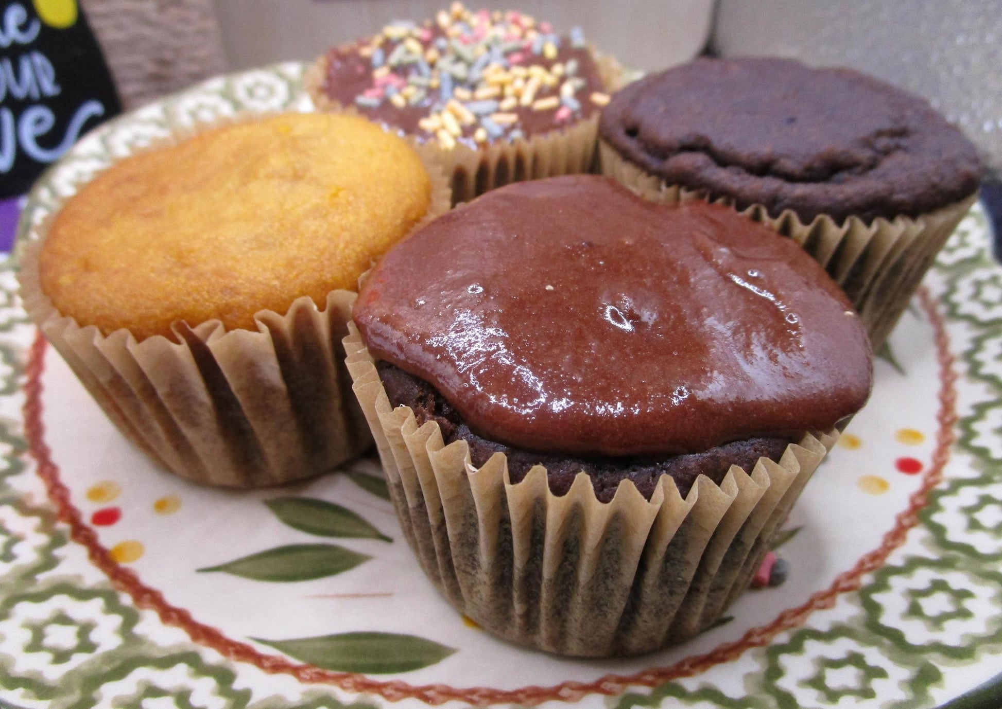 Sugar Free Cupcakes, Gluten Free, Chocolate, Vanilla, Dairy Free, Egg Free, Birthday, Dessert, Brunch, Erythritol Free, Low Fat, Grandparent