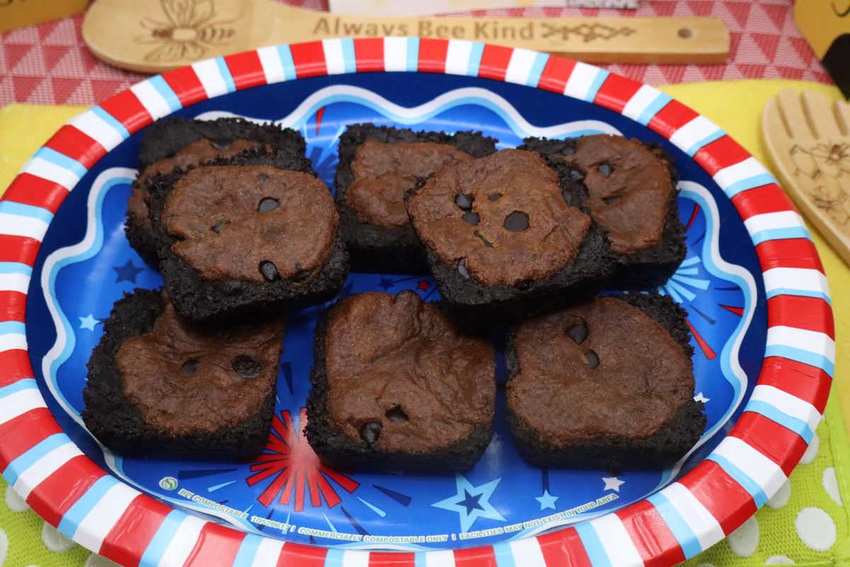 AIP Paleo Brookie Brownie, Gluten Free, Dairy Free, Grain Free, Vegan, Tiger Nut Snack, Chocolate Free, Carob Desserts, Autoimmune Protocol