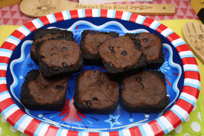 AIP Paleo Brookie Brownie, Gluten Free, Dairy Free, Grain Free, Vegan, Tiger Nut Snack, Chocolate Free, Carob Desserts, Autoimmune Protocol