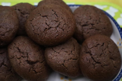 KETO Brownie Cookies, Gluten Free, Grain Free, Sugar Free, Dairy Free, Low Carb Snack, Birthday Treat, Protein Enriched, Chocolate Fudge