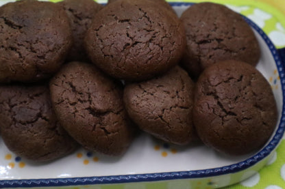 KETO Brownie Cookies, Gluten Free, Grain Free, Sugar Free, Dairy Free, Low Carb Snack, Birthday Treat, Protein Enriched, Chocolate Fudge