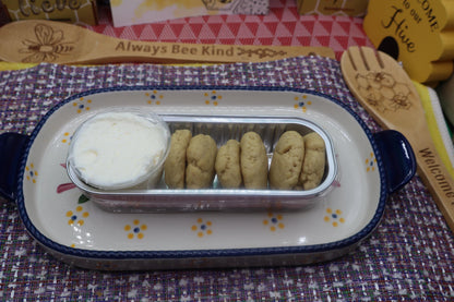 KETO Mini Cookie Dippers w/ Sugar Free Frosting, Gluten Free, Grain Free, Dairy Free, Vegan, Birthday gift, Holiday snacks, Low Carb Low Cal