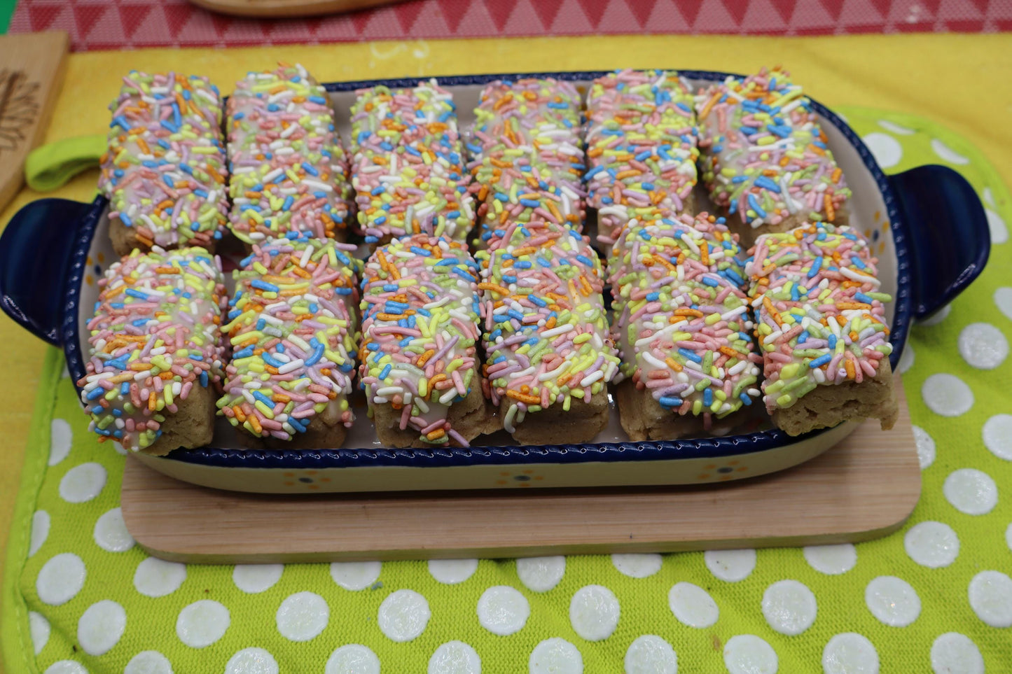 Sugar Free Cookie Bars, Gluten Free, Dairy Free, Vegan, School Safe, Nut Free, Birthday Gifts, Natural Sprinkle, Valentine's Dessert