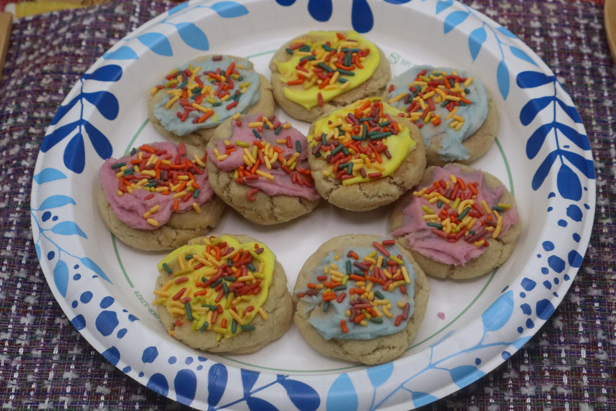 Gluten Free Butter Sugar Cookies, Dairy Free, Nut Free, Oat Free, Birthday Gift, Low Fat, Natural Color, July 4th desserts, Graduation Party