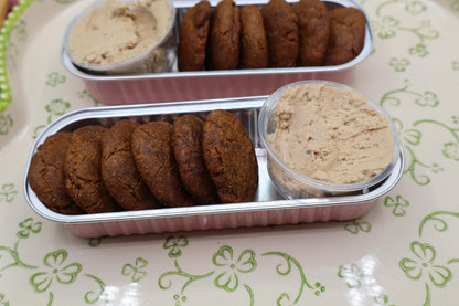 AIP Paleo Tiger Nut Mini Cookie Dippers w/ Maple Frosting, Grain Free, Gluten Free, Dairy Free, Egg Free, Vegan, Autoimmune Protocol snacks