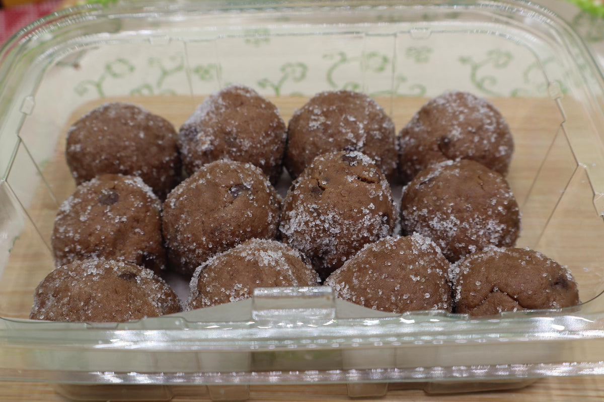 Gluten Free Protein Power Dough Balls, Dairy Free, Egg Free, Vegan Pea Protein, Nut Free, Low Carb, Low Calorie, Fitness Snack, Clean eating