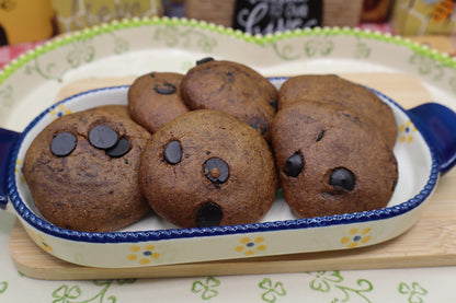 AIP Paleo Tiger Nut Cookies, Carob Peppermint, Gluten Free, Dairy Free, Egg Free, Grain Free, Autoimmune Protocol, Easter Gift, Soft Baked