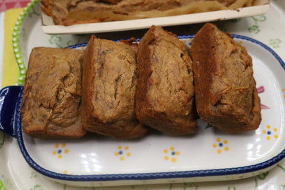 Gluten Free Banana Bread, Dairy Free, Grain Free, Vegan, Egg Free, Nut Free, Low FODMAP, School Snack, Birthday Gift, Wellness Breakfast