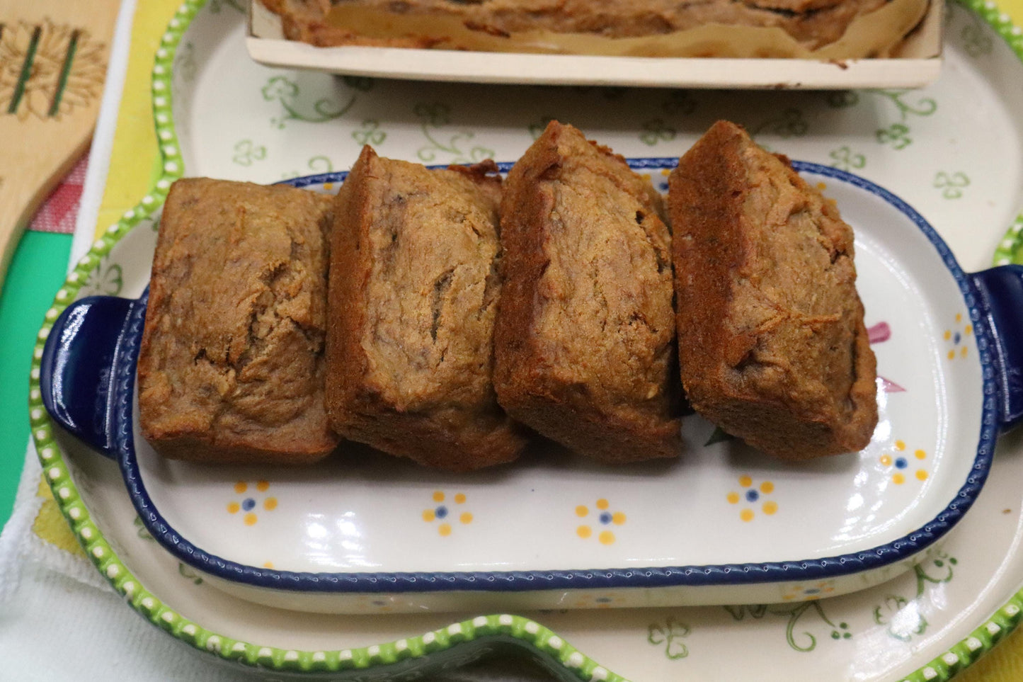 Gluten Free Banana Bread, Dairy Free, Grain Free, Vegan, Egg Free, Nut Free, Low FODMAP, School Snack, Birthday Gift, Wellness Breakfast