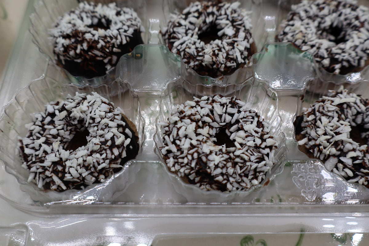 AIP Paleo Carob Coconut Ring, Gluten Free, Dairy Free, Vegan, Grain Free Macaroons, Autoimmune Protocol, No Refined Sugar, Low calorie treat