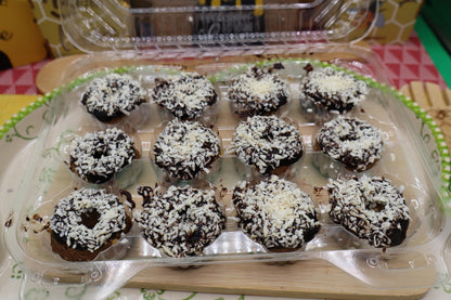 AIP Paleo Carob Coconut Ring, Gluten Free, Dairy Free, Vegan, Grain Free Macaroons, Autoimmune Protocol, No Refined Sugar, Low calorie treat