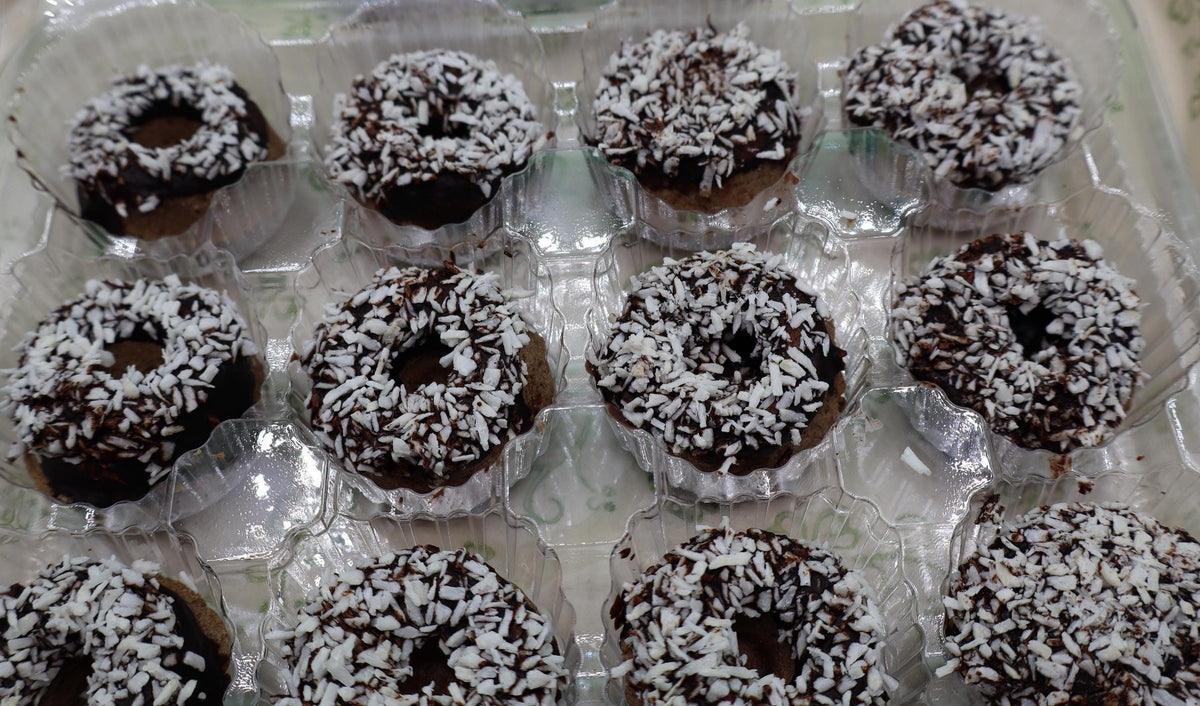 AIP Paleo Carob Coconut Ring, Gluten Free, Dairy Free, Vegan, Grain Free Macaroons, Autoimmune Protocol, No Refined Sugar, Low calorie treat