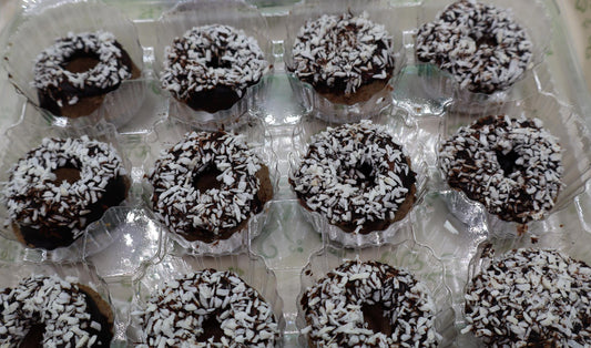 AIP Paleo Carob Coconut Ring, Gluten Free, Dairy Free, Vegan, Grain Free Macaroons, Autoimmune Protocol, No Refined Sugar, Low calorie treat
