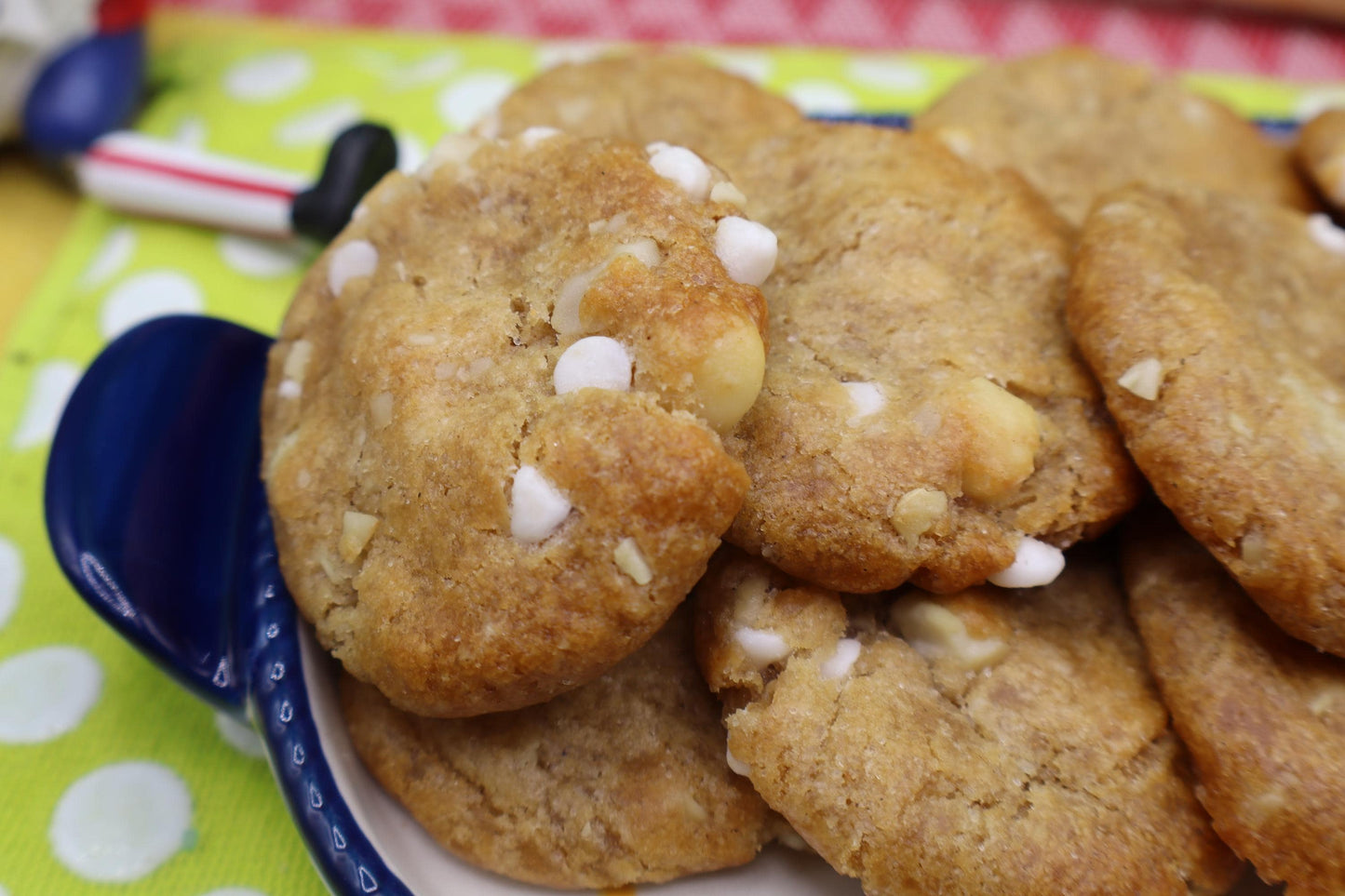 Gluten Free Cookies, White Chocolate Chip, Dairy Free, Egg Free, Nut Free, Schoo Snacks, Birthday Gifts, Vegan, Low Sugar, Low fat, Soy Free