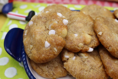 Gluten Free Cookies, White Chocolate Chip, Dairy Free, Egg Free, Nut Free, Schoo Snacks, Birthday Gifts, Vegan, Low Sugar, Low fat, Soy Free
