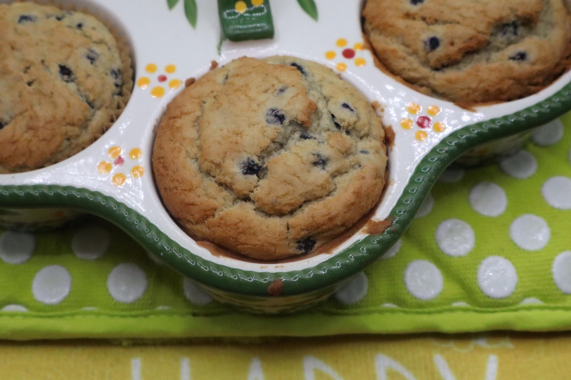Gluten Free Lemon Blueberry Sour Dough Protein Muffins, Dairy Free, Vegan, Nut Free, Low Sugar, Low Fat, Wellness Gift, Mother's Day Brunch